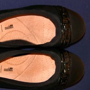 Clark's Black Flats